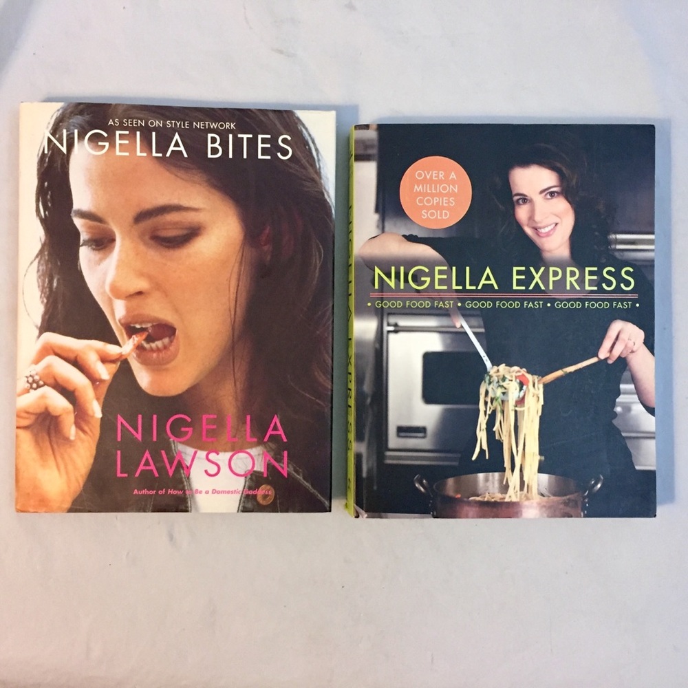 Set 2 Cookbooks Nigella Bites + Express by Lawson